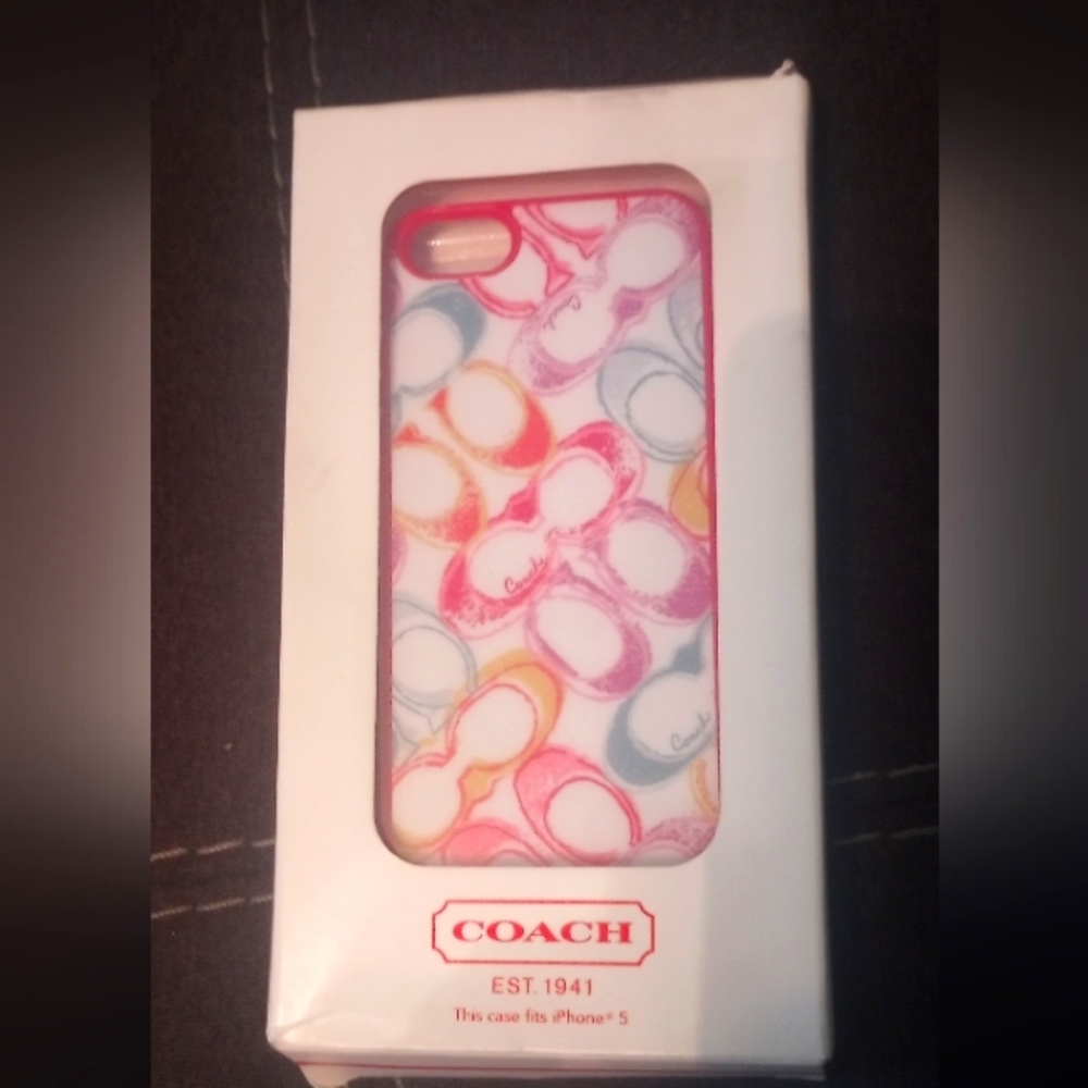 Coach case for iPhone 5